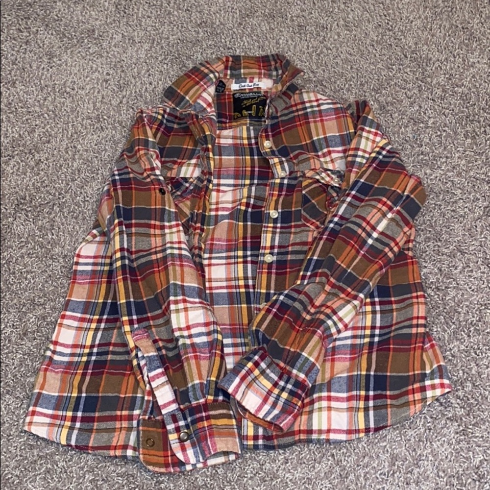 Plaid long sleeve shirt